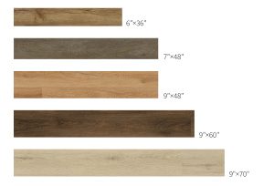 SPC flooring size